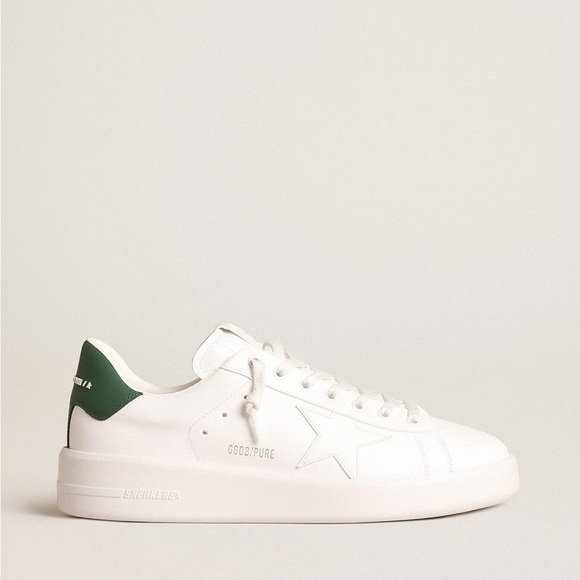Golden Goose Shoes - Golden Goose Women's Pure Star Sneaker White Green NWT